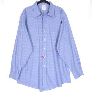 Brooks Brothers Men’s REGENT NON-IRON Cotton LS Plaid Shirt‎ 17 1/2 - 4/5
